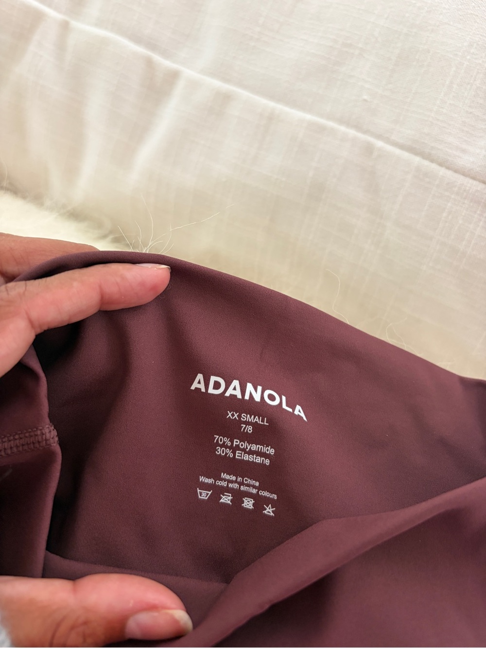 Adanola Women's XX-Small Deep Plum Sports Bottoms